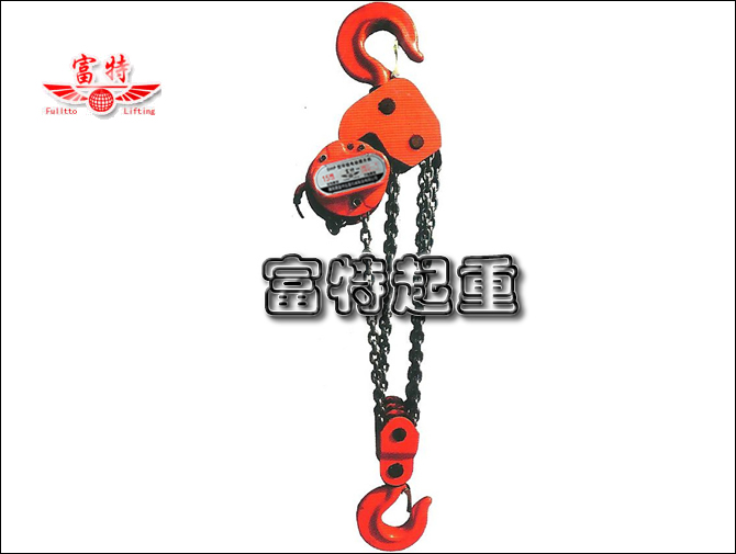 富特新款15吨DHP型环链电动葫芦